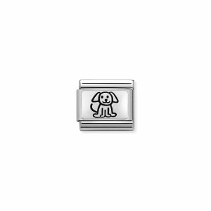 NOMINATION CLASSIC LINK PUPPY IN 925 SILVER