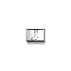 NOMINATION CLASSIC LINK LETTER J IN 925 SILVER