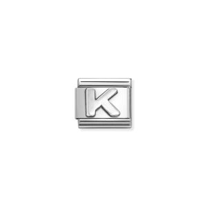 NOMINATION CLASSIC LINK LETTER K IN 925 SILVER