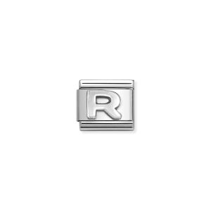 NOMINATION CLASSIC LINK LETTER R IN 925 SILVER