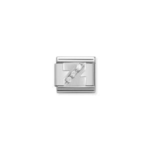 NOMINATION CLASSIC LINK LETTER Z WITH CZ IN 925 SILVER