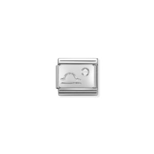 NOMINATION CLASSIC LINK LIBRA IN SILVER AND STONE