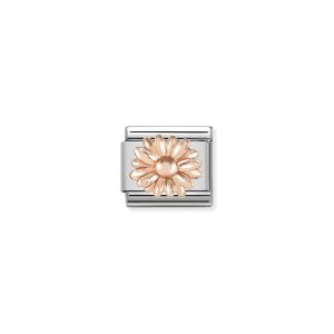 NOMINATION CLASSIC LINK DAISY SYMBOL IN ROSE GOLD