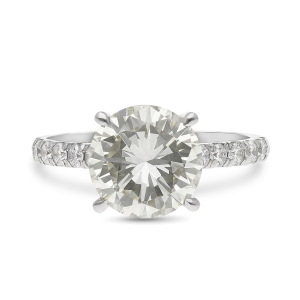 Classic Platinum Diamond Ring