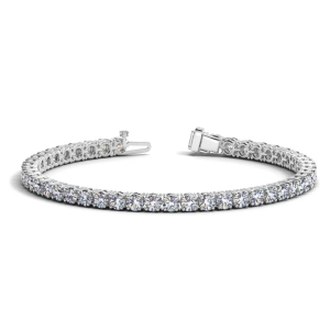 18ct White Gold 10ct Diamond Tennis Bracelet
